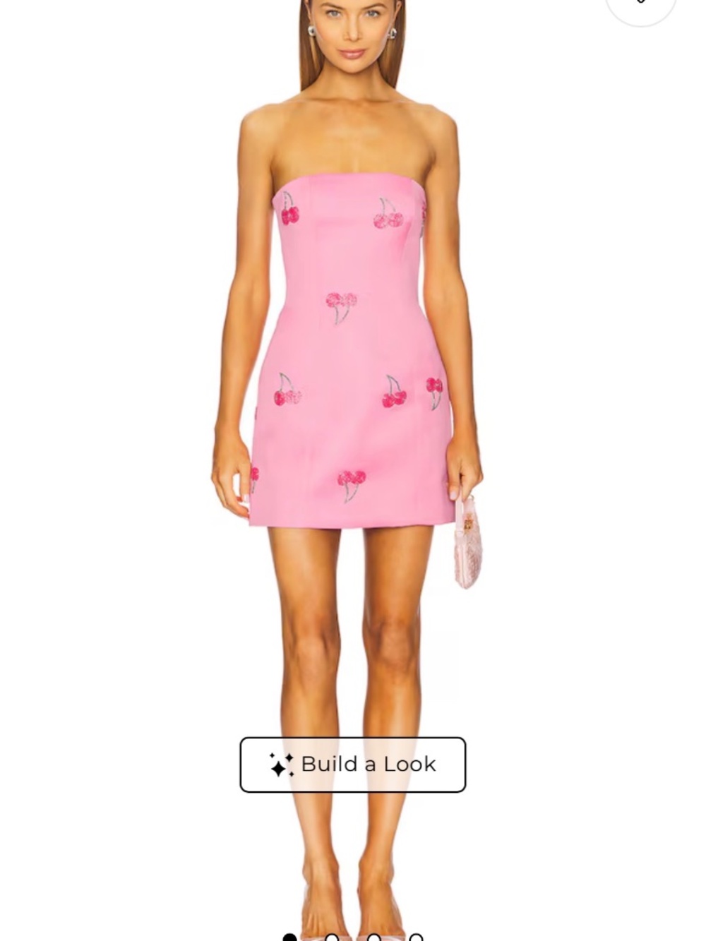 Leo Lin Roselle Embellished Bustier Mini Dress - Size 8